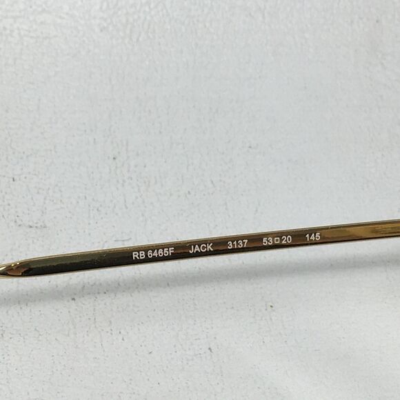 Ray-Ban Jack Optics 6465F Eyeglass Frame, Size L 53-20 Low Bridge - Matte Violet - Picture 7 of 12